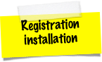 Registration installation
